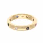 Vintage Theo Fennell Multi Stone Ring in 18k Yellow Gold