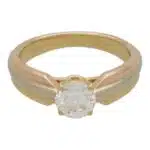 Cartier Trinity GIA Certified 0.73ct Solitaire Ring