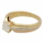 Cartier Trinity GIA Certified 0.73ct Solitaire Ring