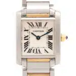 A vintage Cartier Tank Francaise watch in 18ct Rose gold