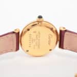 Cartier Colisee yellow gold wrist watch with quartz movement