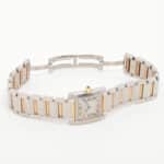 A vintage Cartier Tank Francaise watch in 18ct yellow &  steel