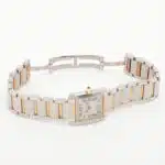 A vintage Cartier Tank Francaise watch in 18ct yellow &  steel
