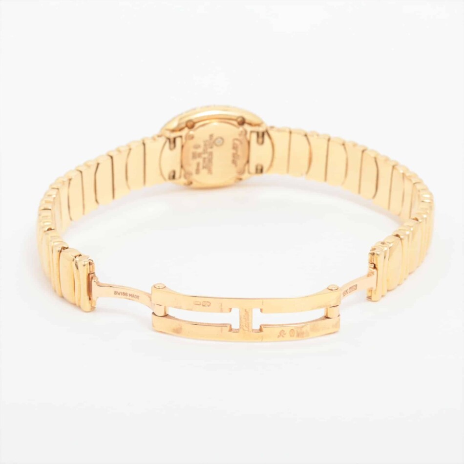 Cartier Baignoire 'Mini' dress watch, yellow gold diamonds