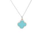 Vintage Van Cleef & Arpels Turqouise Magic Alhambra Pendant
