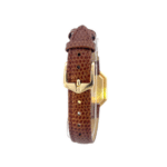 Cartier Ceinture in 18ct Yellow Gold, brown strap