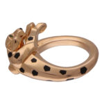 Vintage Cartier Panthere Ring in Rose Gold