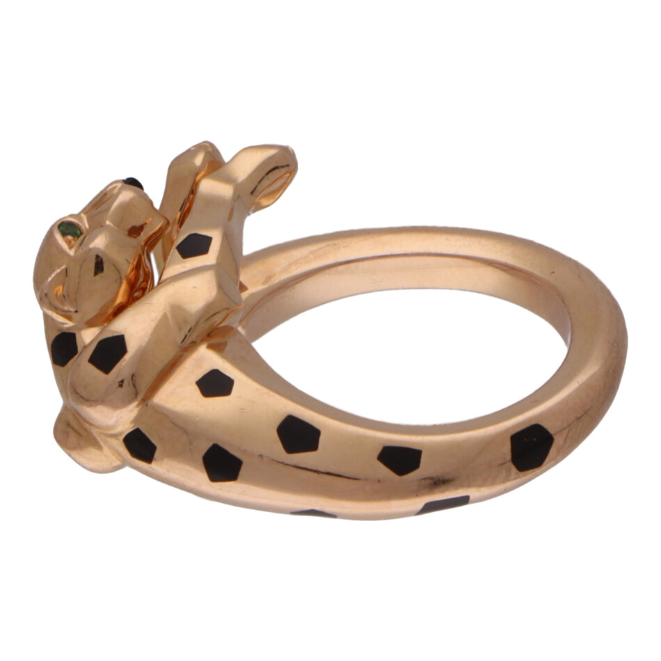 Vintage Cartier Panthere Ring in Rose Gold
