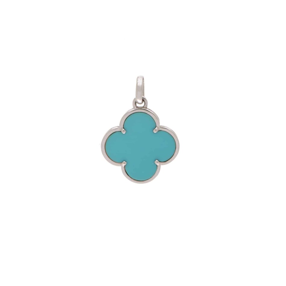 Vintage Van Cleef & Arpels Turqouise Magic Alhambra Pendant