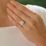 Vintage 2.25ct GIA Certified Harry Winston Diamond Cluster Ring