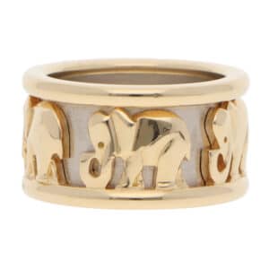 Vintage Cartier Walking Elephant Ring