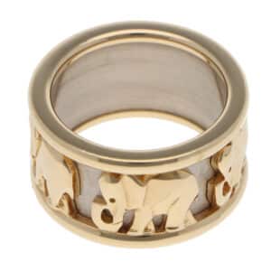 Vintage Cartier Walking Elephant Ring
