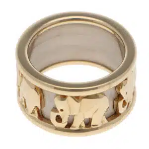 Vintage Cartier Walking Elephant Ring