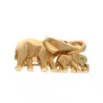 Vintage Cartier Elephant and Calf Brooch in 18k Yellow Gold