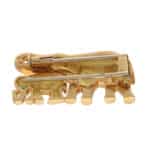 Vintage Cartier Elephant and Calf Brooch in 18k Yellow Gold