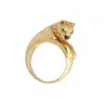 Vintage Cartier Panthere Ring in 18k Yelow Gold