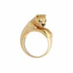 Vintage Cartier Panthere Ring in 18k Yelow Gold