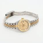 Vintage two tone Lady Datejust, with a champagne tapestry dial