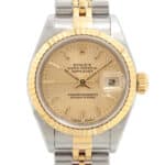 Vintage two tone Lady Datejust, with a champagne tapestry dial