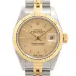 Vintage two tone Lady Datejust, with a champagne tapestry dial