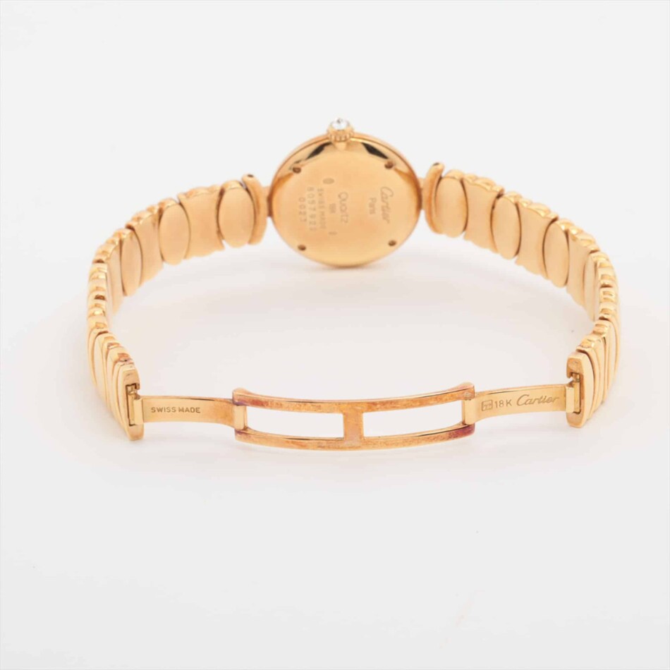 Cartier Colisee Yellow Gold and Diamond Ladies Watch 8057922