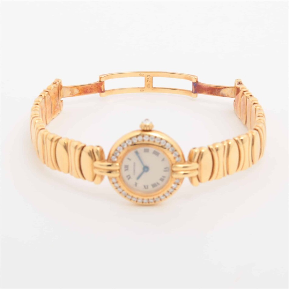 Cartier Colisee Yellow Gold and Diamond Ladies Watch 8057922