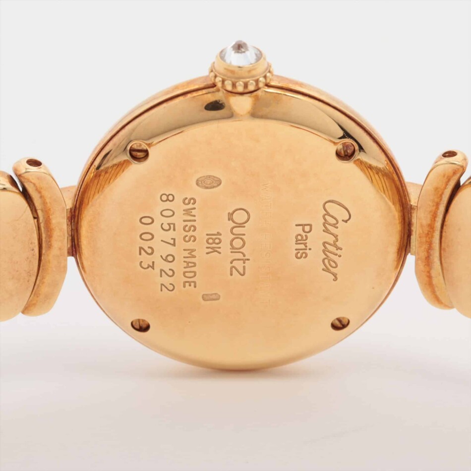 Cartier Colisee Yellow Gold and Diamond Ladies Watch 8057922