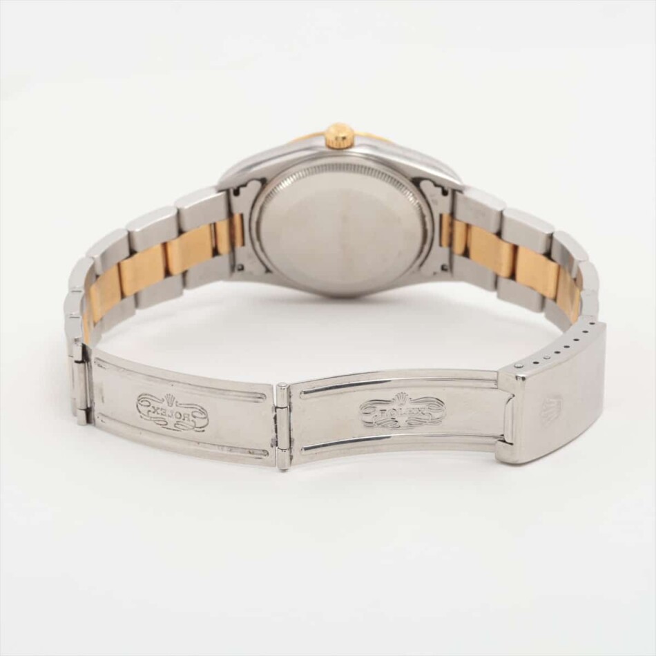 Vintage 1997 automatic Rolex Oyster Perpetual watch with gold