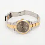 Vintage 1997 automatic Rolex Oyster Perpetual watch with gold
