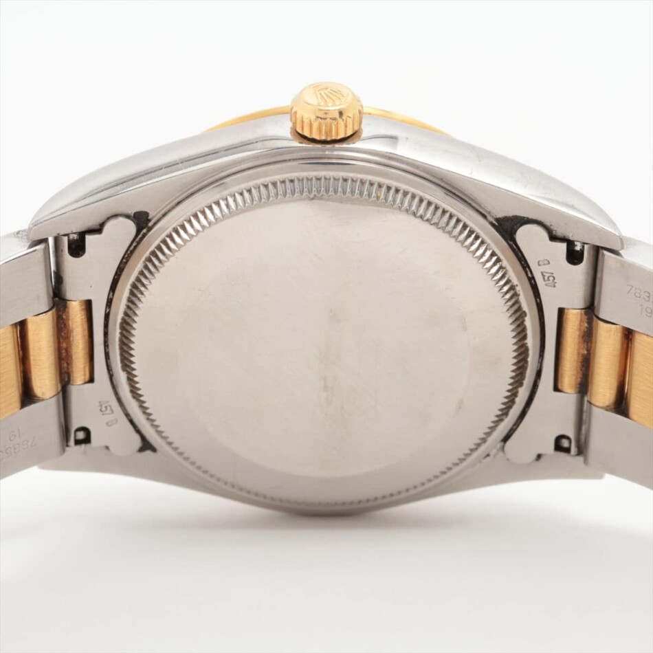 Vintage 1997 automatic Rolex Oyster Perpetual watch with gold