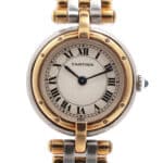 Vintage Cartier Panthere Vendome watch in Gold and Steel