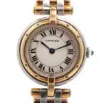 Vintage Cartier Panthere Vendome watch in Gold and Steel