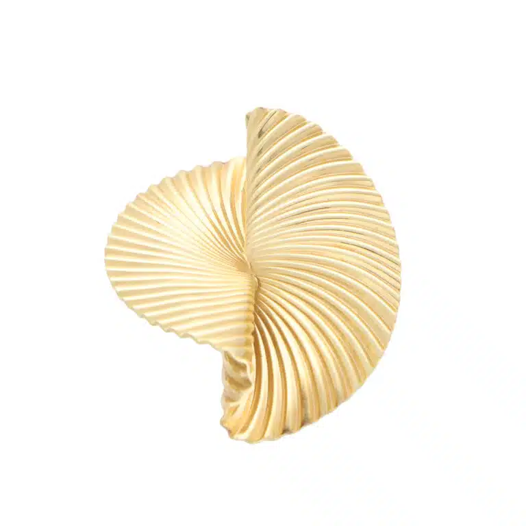 Vintage Tiffany & Co.Fan Brooch in Yellow Gold