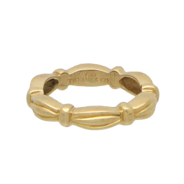 Vintage Tiffany & Co. Signature Ring in Yellow Gold