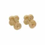 Vintage Van Cleef and Arpels Onyx Sweet Alhambra Earrings