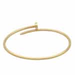 Vintage Cartier Small Juste Un Clou in Yellow Gold, Size 19