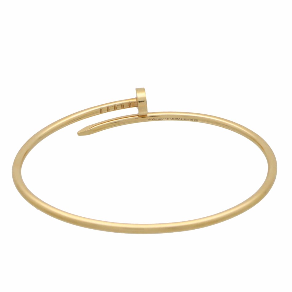 Vintage Cartier Small Juste Un Clou in Yellow Gold, Size 19