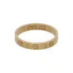 Vintage Cartier Mini Love Ring, in Yellow Gold, Size 61
