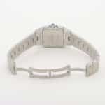 Vintage Cartier Santos steel and gold wrist watch, quartz