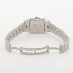 Vintage Cartier Santos steel and gold wrist watch, quartz