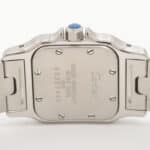 Vintage Cartier Santos steel and gold wrist watch, quartz