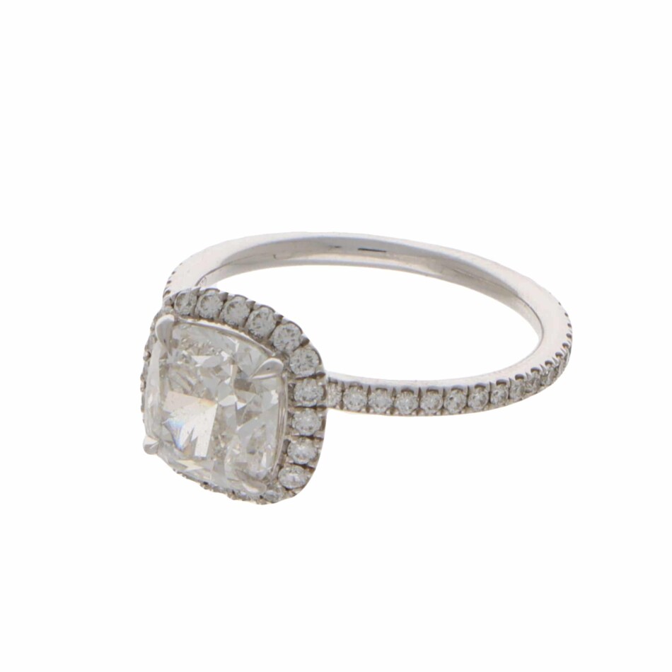 Vintage 2.25ct GIA Certified Harry Winston Diamond Cluster Ring