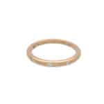 Vintage Bulgari 'Fedi' Diamond Band in 18k Rose Gold