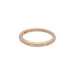 Vintage Bulgari 'Fedi' Diamond Band in 18k Rose Gold