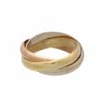 Vintage Les Must De Cartier Trinity Ring, Size 56