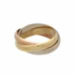 Vintage Les Must De Cartier Trinity Ring, Size 56