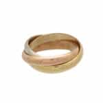 Vintage Les Must De Cartier Trinity Ring, Size 56