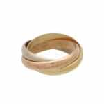 Vintage Les Must De Cartier Trinity Ring, Size 56