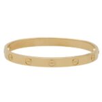 Vintage Cartier LOVE Bracelet in Yellow Gold, Size 17