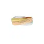 Vintage Les Must De Cartier Trinity Ring, Size 52